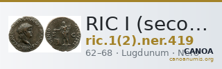 RIC I (second edition) Nero 419 — CANOA