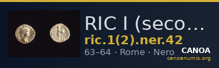 RIC I (second edition) Nero 42 — CANOA
