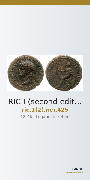 RIC I (second edition) Nero 425 — CANOA