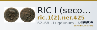 RIC I (second edition) Nero 425 — CANOA
