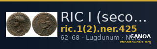 RIC I (second edition) Nero 425 — CANOA