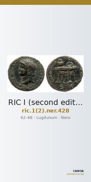 RIC I (second edition) Nero 428 — CANOA