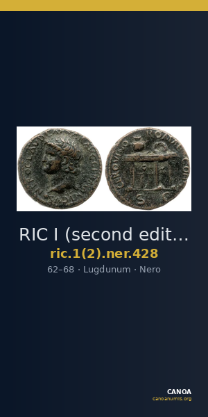 RIC I (second edition) Nero 428 — CANOA