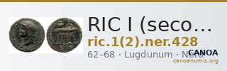 RIC I (second edition) Nero 428 — CANOA