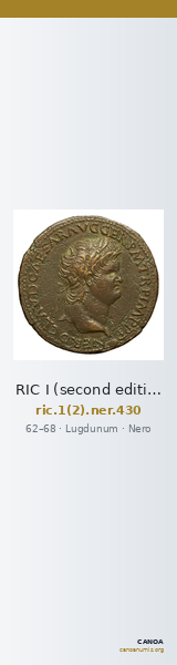 RIC I (second edition) Nero 430 — CANOA