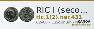 RIC I (second edition) Nero 431 — CANOA