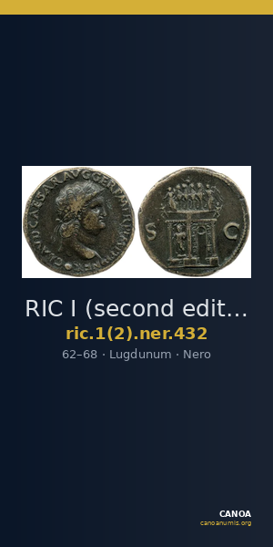 RIC I (second edition) Nero 432 — CANOA