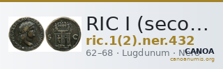 RIC I (second edition) Nero 432 — CANOA