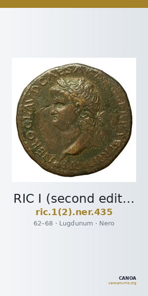 RIC I (second edition) Nero 435 — CANOA
