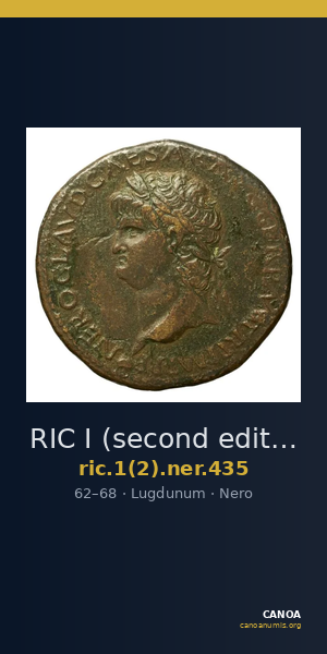 RIC I (second edition) Nero 435 — CANOA
