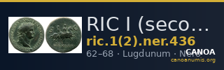 RIC I (second edition) Nero 436 — CANOA