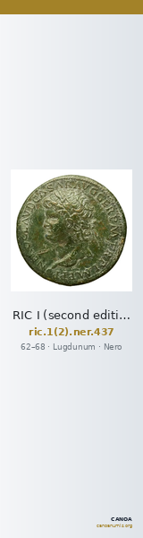 RIC I (second edition) Nero 437 — CANOA