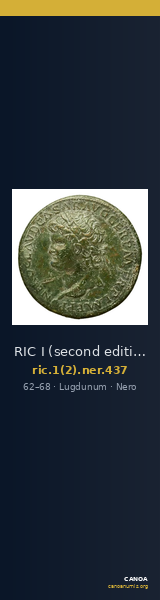 RIC I (second edition) Nero 437 — CANOA