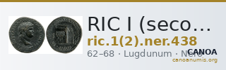 RIC I (second edition) Nero 438 — CANOA