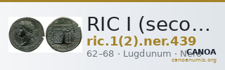 RIC I (second edition) Nero 439 — CANOA