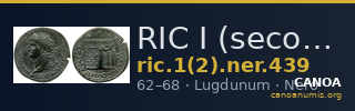 RIC I (second edition) Nero 439 — CANOA
