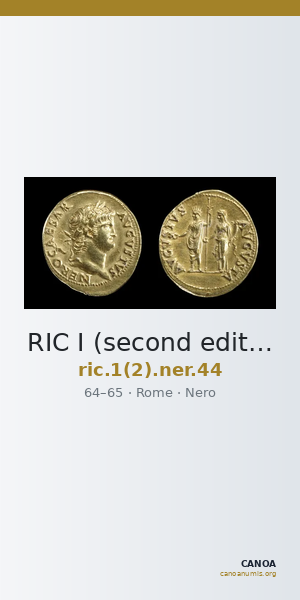 RIC I (second edition) Nero 44 — CANOA
