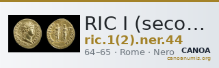 RIC I (second edition) Nero 44 — CANOA