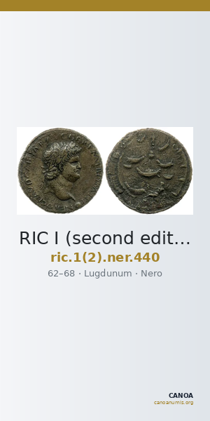 RIC I (second edition) Nero 440 — CANOA
