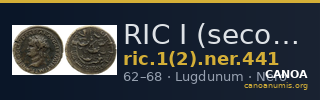 RIC I (second edition) Nero 441 — CANOA