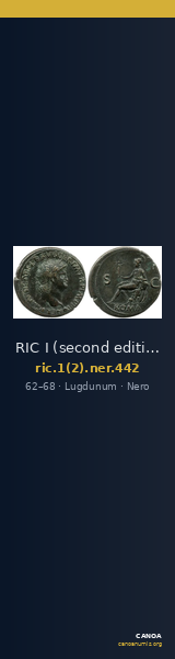 RIC I (second edition) Nero 442 — CANOA
