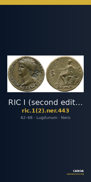 RIC I (second edition) Nero 443 — CANOA