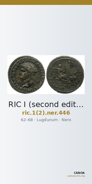 RIC I (second edition) Nero 446 — CANOA
