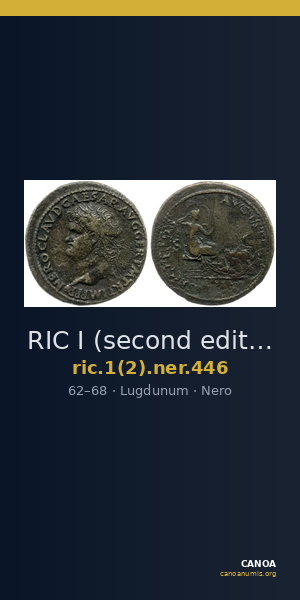 RIC I (second edition) Nero 446 — CANOA