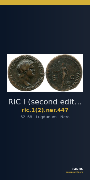 RIC I (second edition) Nero 447 — CANOA