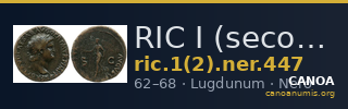 RIC I (second edition) Nero 447 — CANOA