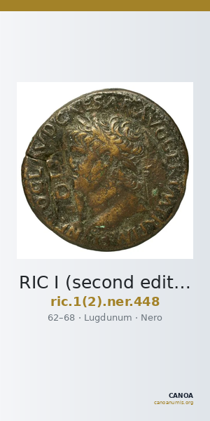 RIC I (second edition) Nero 448 — CANOA