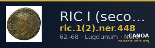 RIC I (second edition) Nero 448 — CANOA