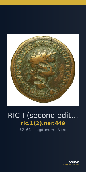 RIC I (second edition) Nero 449 — CANOA
