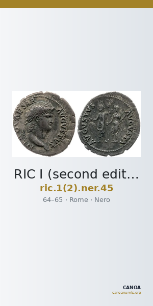 RIC I (second edition) Nero 45 — CANOA