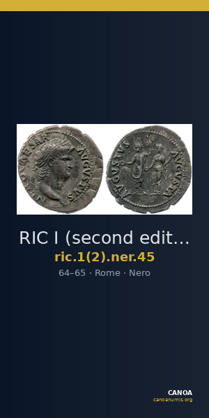 RIC I (second edition) Nero 45 — CANOA