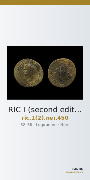 RIC I (second edition) Nero 450 — CANOA