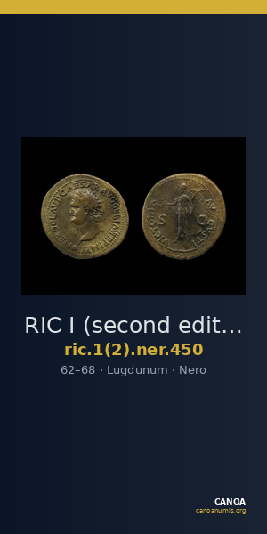 RIC I (second edition) Nero 450 — CANOA