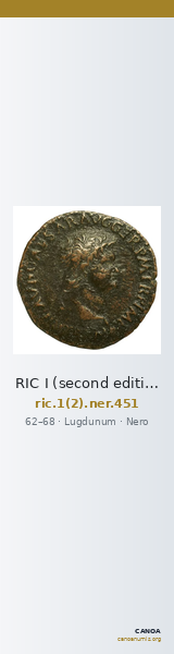RIC I (second edition) Nero 451 — CANOA