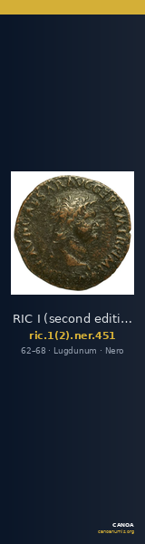 RIC I (second edition) Nero 451 — CANOA