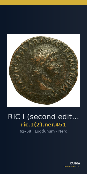 RIC I (second edition) Nero 451 — CANOA