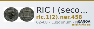 RIC I (second edition) Nero 458 — CANOA