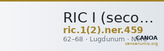 RIC I (second edition) Nero 459 — CANOA