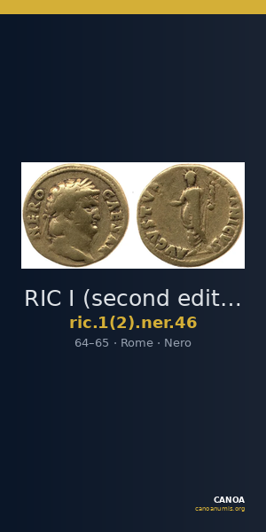RIC I (second edition) Nero 46 — CANOA
