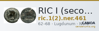 RIC I (second edition) Nero 461 — CANOA