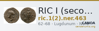 RIC I (second edition) Nero 463 — CANOA