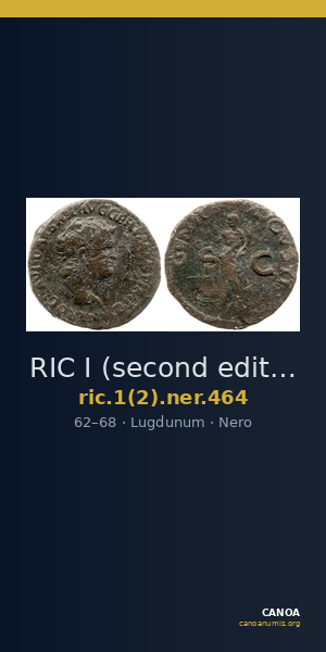 RIC I (second edition) Nero 464 — CANOA