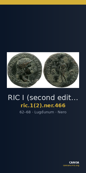 RIC I (second edition) Nero 466 — CANOA