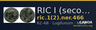 RIC I (second edition) Nero 466 — CANOA
