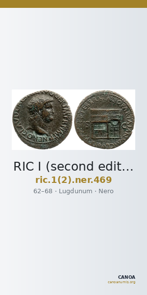 RIC I (second edition) Nero 469 — CANOA