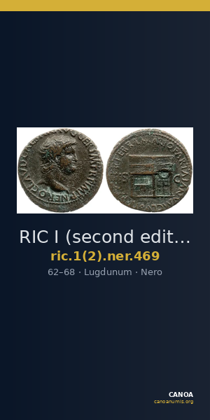 RIC I (second edition) Nero 469 — CANOA
